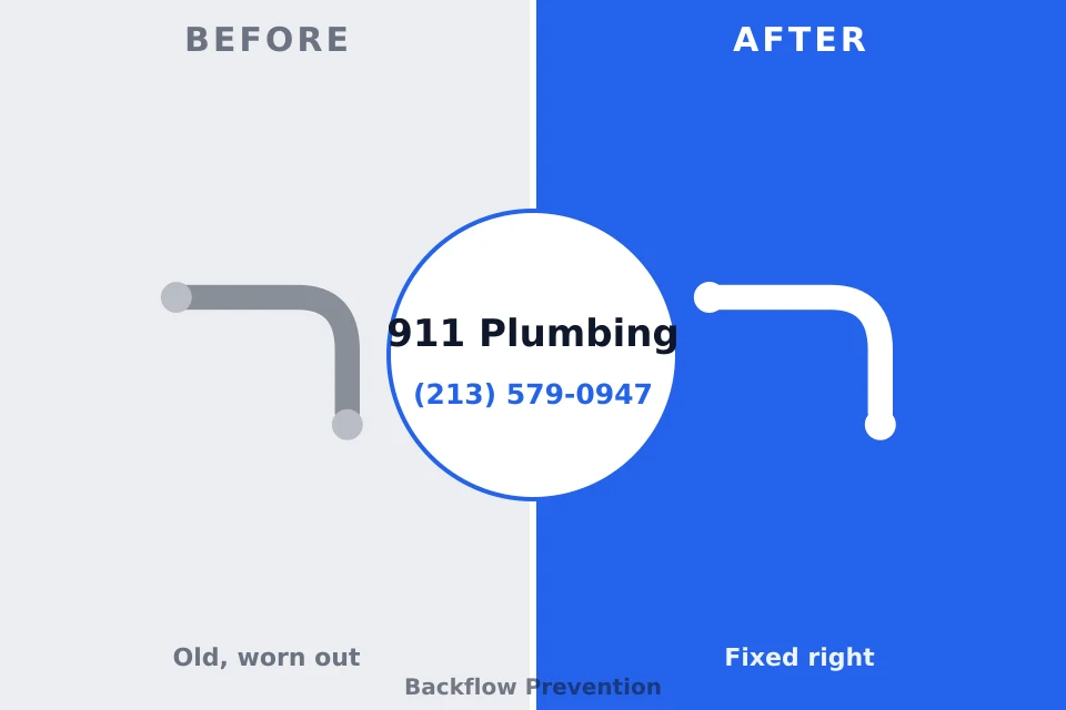 Before and after: plumbing company Holiday, FL